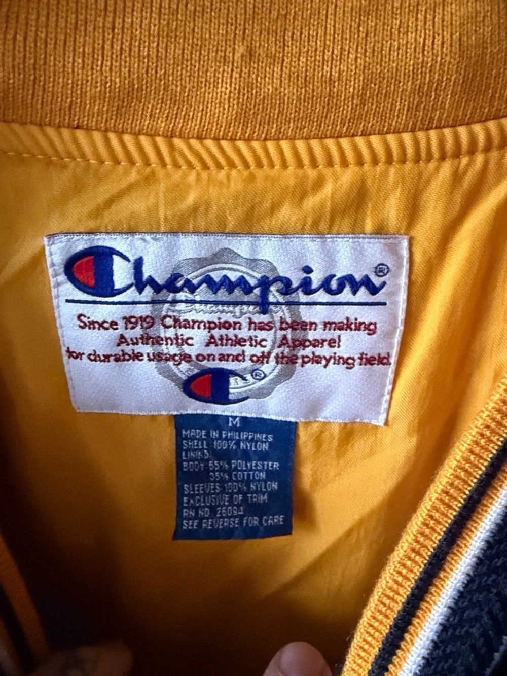 Vintage 90s Champion Pullover Windbreaker Size Medium